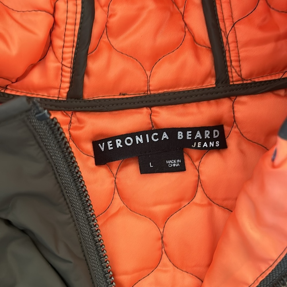 Veronica Beard Leo High Pile fleece Size L - Picture 2 of 6